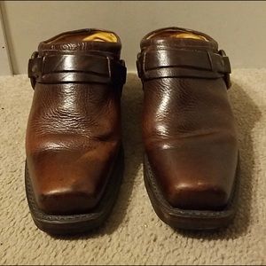 Frye Harness Mules 7.5